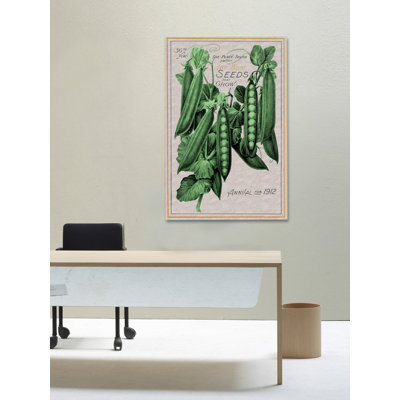 Peas - Wrapped Canvas Print
