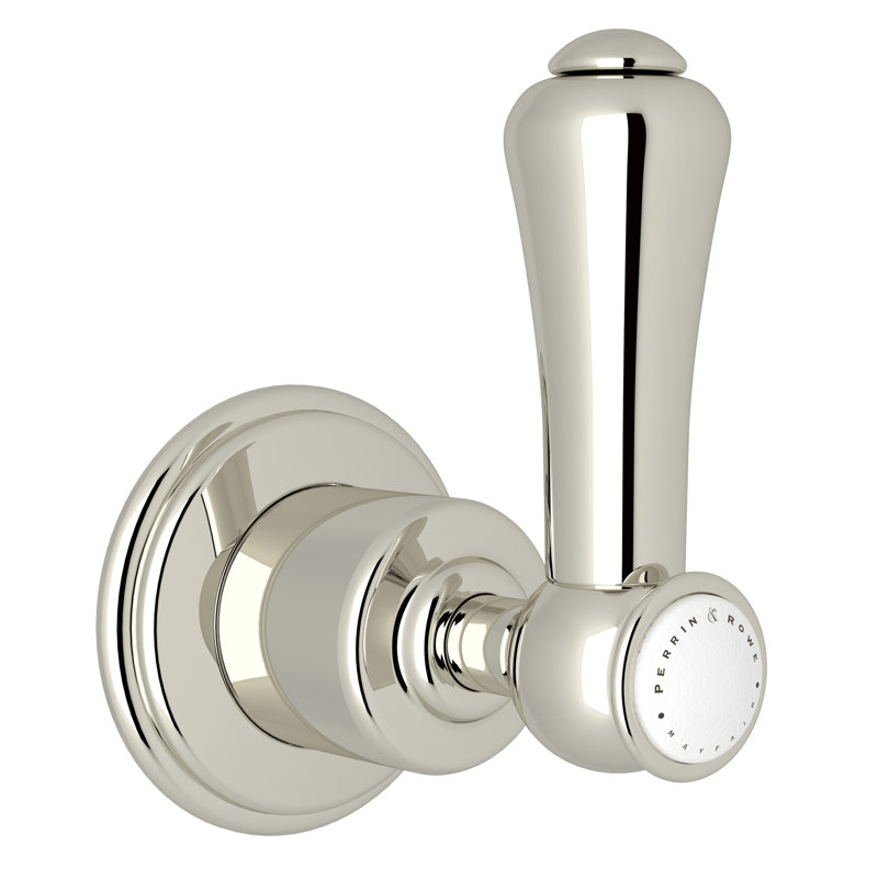 Georgian Era Trim for Volume Control and Diverter, Polished Nickel