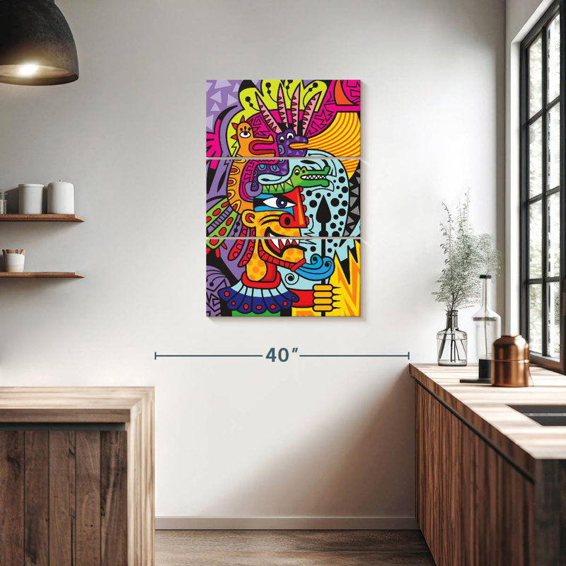 Kelan Aztec I, 38" H x 24" W