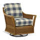 Boca Upholstered Swivel Armchair