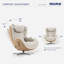 Fauteuil de massage chauffant Nouhaus Nou Campo-666925390