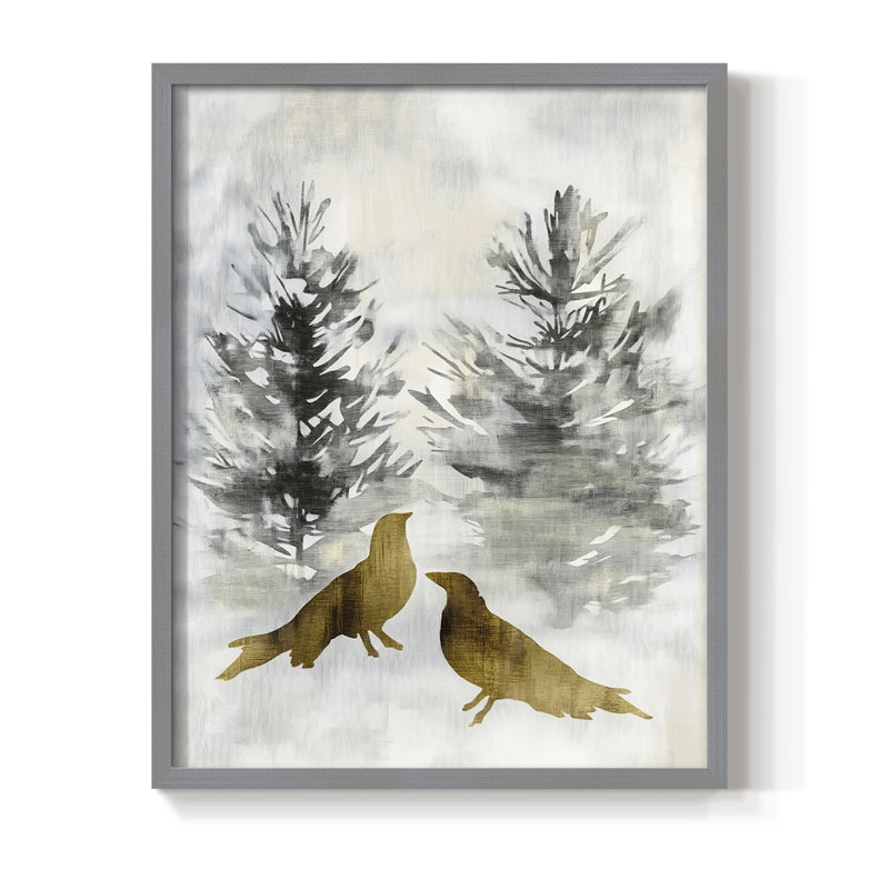 Framed Print - Solid Wood, 15" H x 12" W, Gray