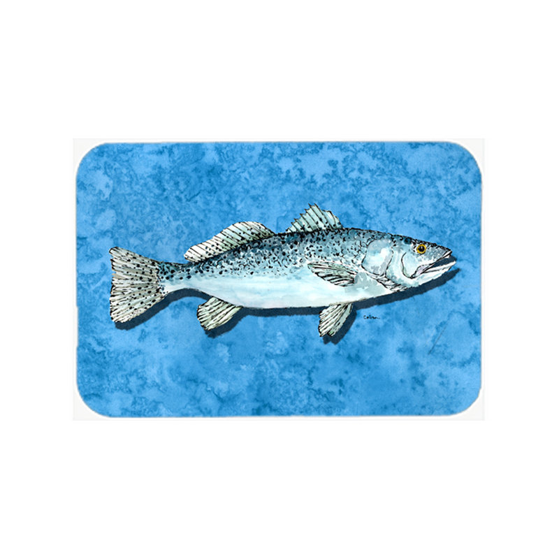 Caroline's Treasures Fish - Trout Glass Cutting Board