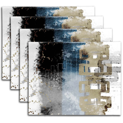 Napperon abstrait en polyester