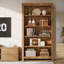 180 cm H x 90 cm W Solid Wood Standard Bookcase