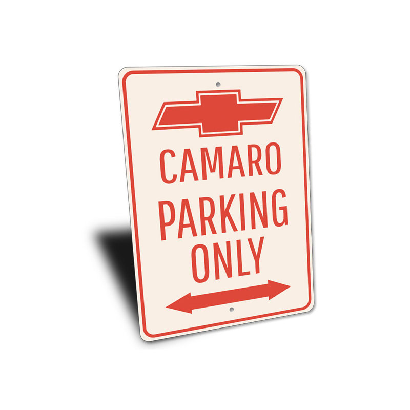 Enseigne en aluminium Camaro, H 18 po x l 12 po x P 0,06 po
