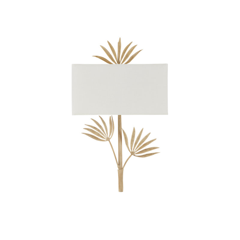 Calliope Wrought Iron Flush Mounted Sconce