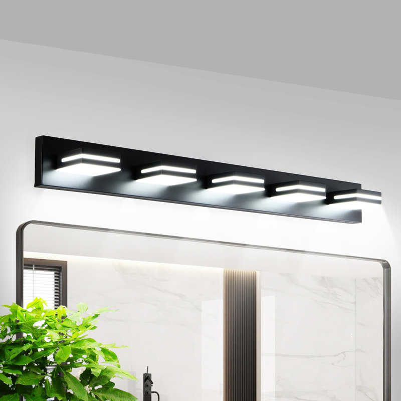 Modern LED Vanity Light, Black