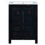 Es Vintage Style Small Bathroom Vanity Combo With Ceramic Sink