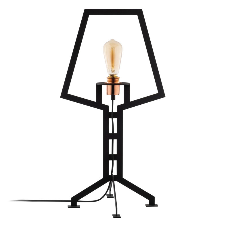 Lampe de table noire 25,59 "Akram