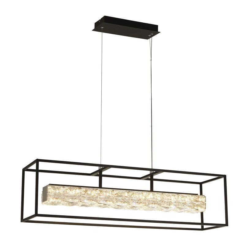 Tammi 1 - Light Chrome LED Kitchen Island Pendant