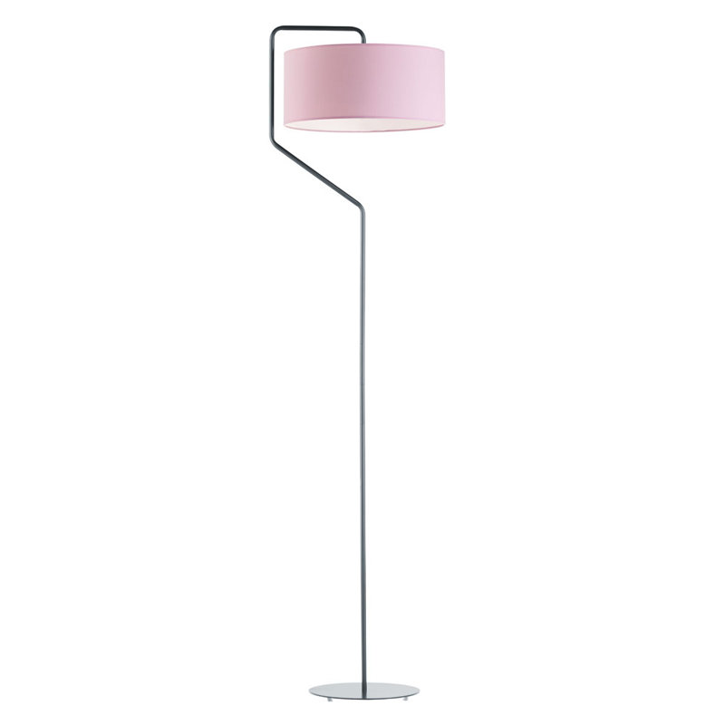 Eleanore 156cm Traditional Floor Lamp, Pink