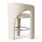 24.5" Modern Upholstered Counter Height Bar Stools Set Of 2 With Silver Footrest For Kitchen Island-247522851