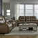 Trevina Zero Gravity Power Sofa & Loveseat - Saddle Brown
