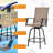 Powder Coated Steel Outdoor Stool