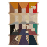 Cotton and Silk Area Rug