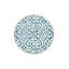 Tapis lavable à motifs tissés modernes Modern Blue-810719474