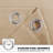 NICETOWN Blackout Small Window Valances, Rustic Farmhouse Curtains Grommet Top Thermal Insulated Window Drapes for Kitchen/Bathroom/Basement, 2 Panels.-5611617-5611622