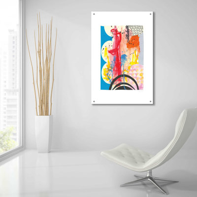 «Color Storm II» par Courtney Prahl, art mural en verre acrylique