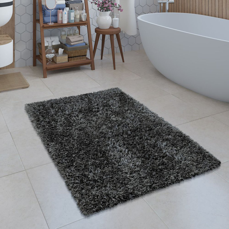 Juliette Non-Slip Bath Rug, 50 x 80cm, Dark Pink