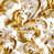 Or / blanc floral