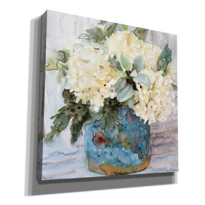 «Country Basket of Blooms I» par Stellar Design Studio, art mural sur toile