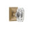 Rosette Grandeur Fifth Avenue avec bouton baguette en cristal