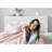 Elegant Blush Bedding Sets, Microfiber Comforter With Ruffle Edges, Full/queen Size