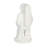 Modern Stoneware Astronaut Figurine - 12" White Ceramic Decorative Sculpture for Home, Office, Bedroom, or Living Room.