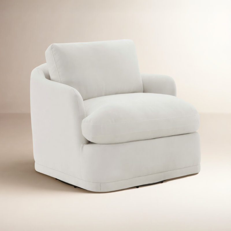 Seadrift Upholstered Swivel Armchair