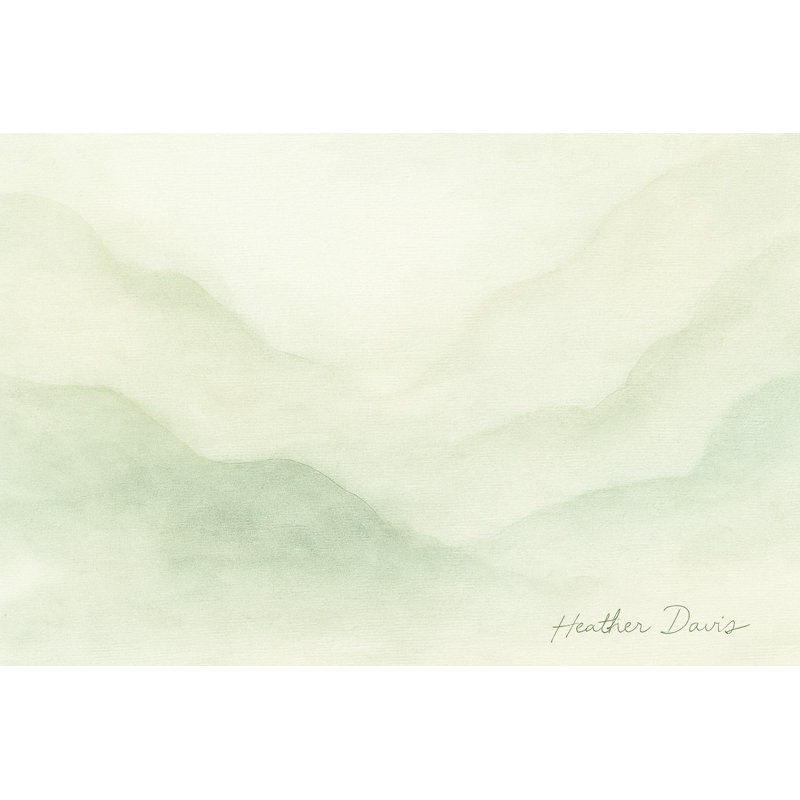 Clouded Calm – Soft Abstract Landscape Canvas Wall Art