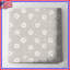 Couvre-lit matelassé à motif floral beige toutes tailles-126083169