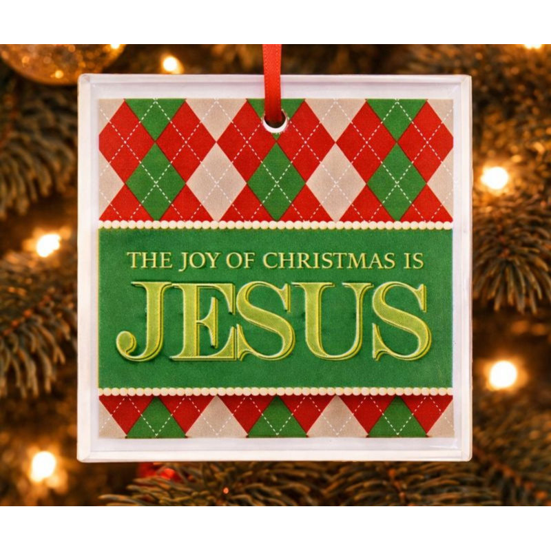 Ornement Joy of Christmas Is Jesus