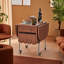 Table basse pliable mobile en bois massif