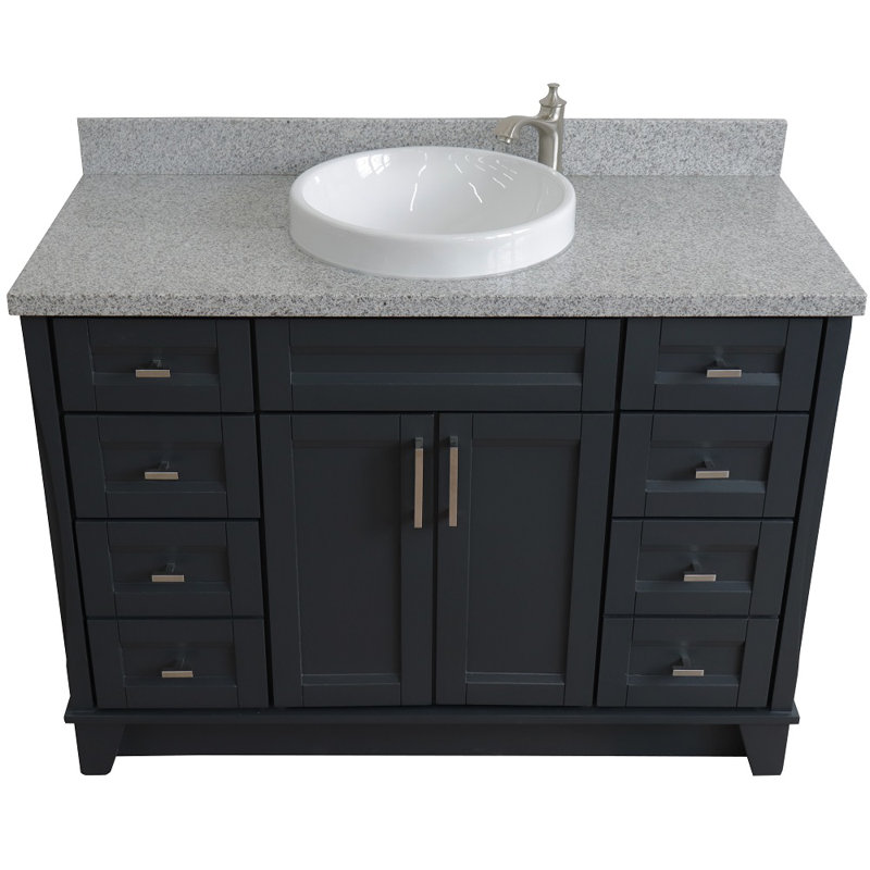 Ensemble de meuble-lavabo simple 49 po Brophy, Gris