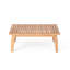 Ensemble de conversation d'extérieur 2 pièces en bois d'acacia et corde