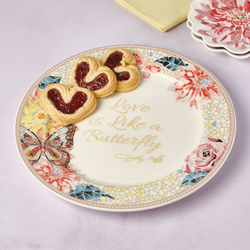 Dolly Parton Jeweled Mosaic Sharing Plate
