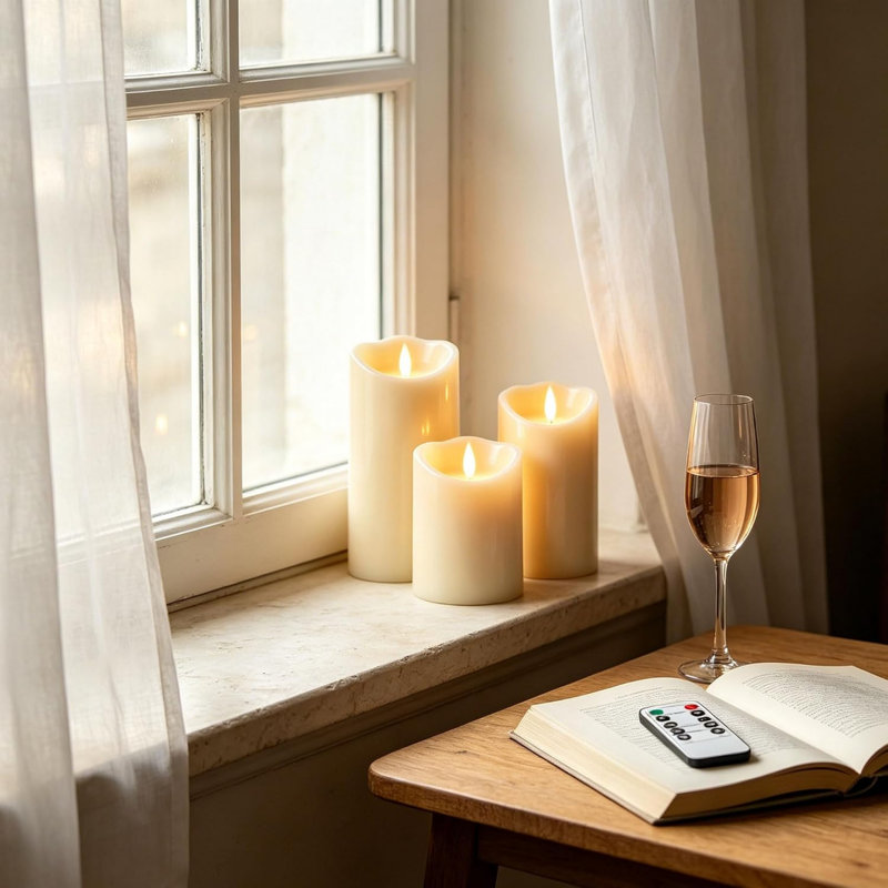 Scented Unscented Flameless Tealight Candle