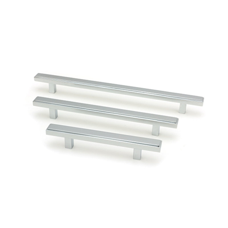 Polished Chrome Scully Pull Handle - Small, 9.6 cm, Polished Chrome