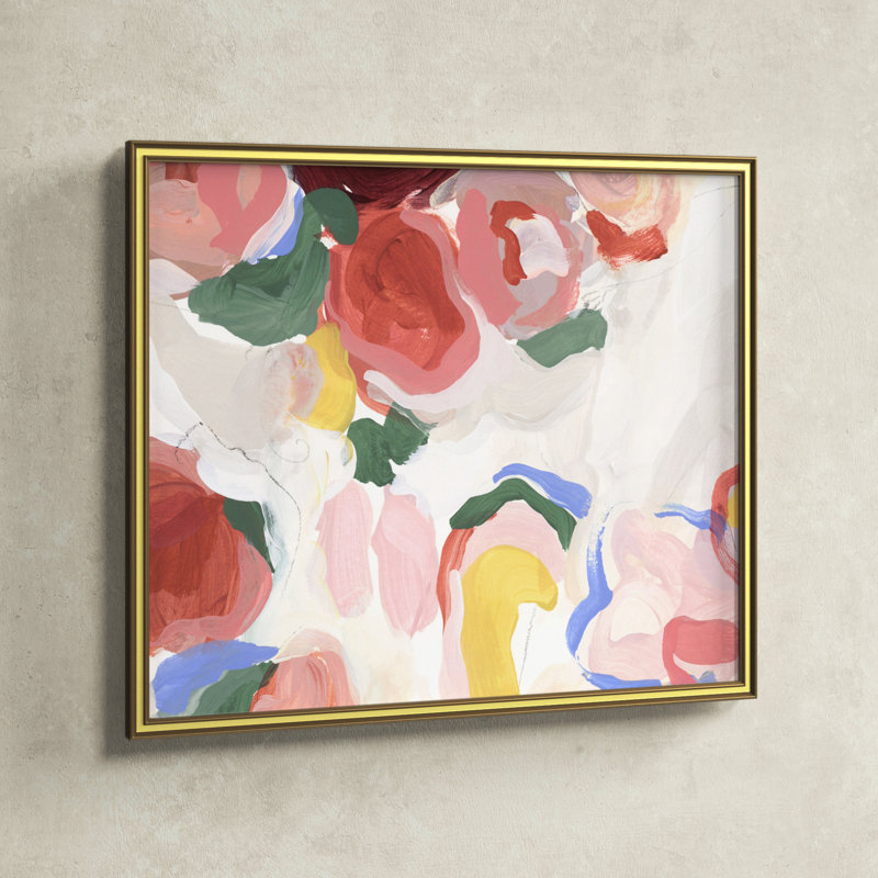 Pastel Flowers I by Isabelle Z, 22.75" H x 26.75" W x 0.88" D