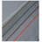Colorful Tasseled Stripes 55"x70" Rectangular Cotton Grey Tablecloth-1844129527