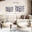 Motif de carreaux ornés bleu Kerner-107690118