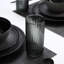 Stone Lain Dua 16-Piece Dinnerware Set Stoneware, Borosilicate Glass-111178116