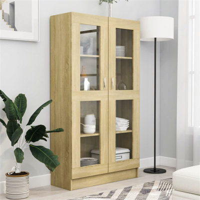 Eldion Glass 82.5 cm W Display Cabinet