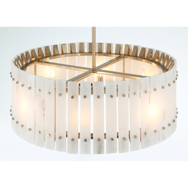 Metropolitan Bardon - 8 Light Pendant In Celeste Brass Finish