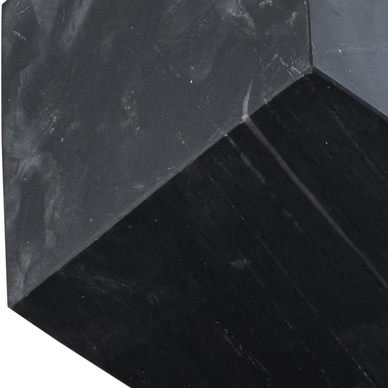 Block Marble Abstract Figurines & Sculptures, Black