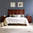 Shaker Solid Wood Panel Bed-15023105-15076782