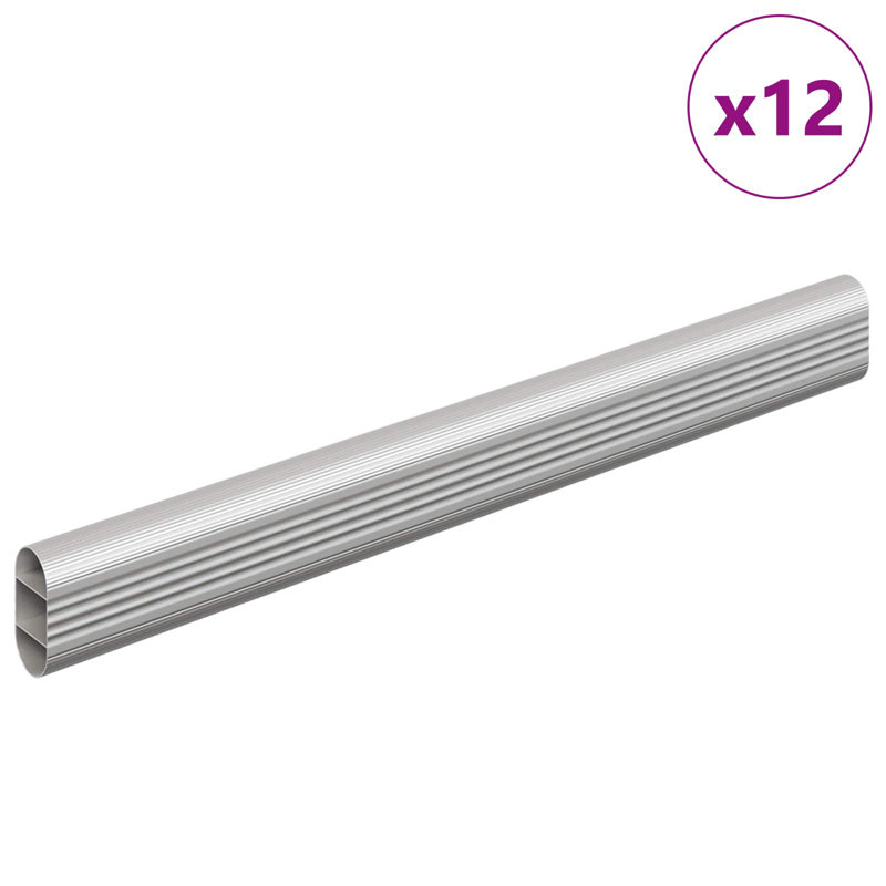 Aluminium Alloy Closet Rod, 2.9 cm H x 26.4 cm W x 1.5 cm D
