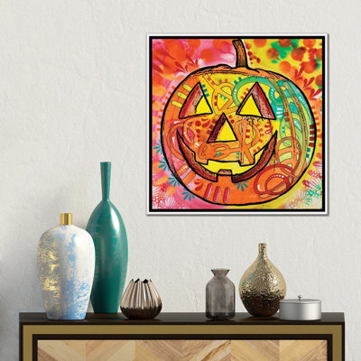 Jack O' Lantern - Wall Art Print - Framed Canvas