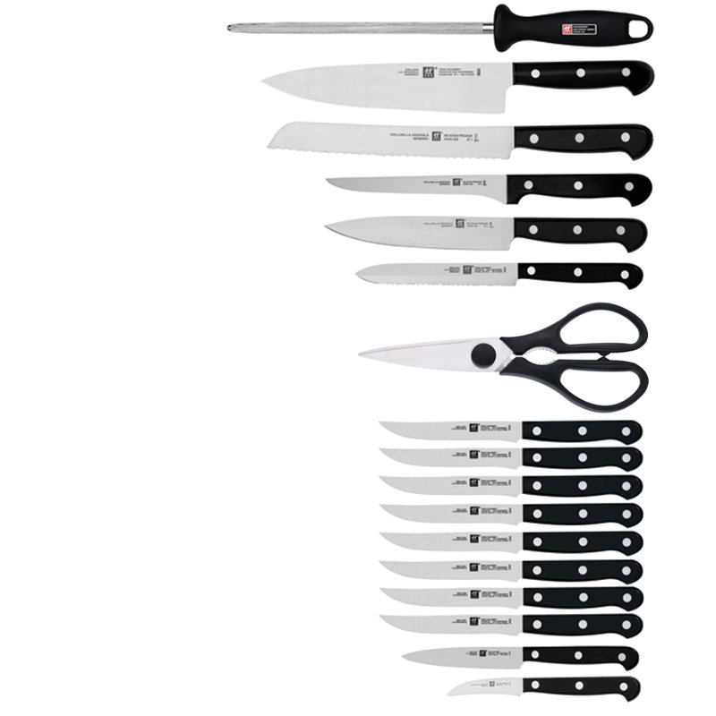 ZWILLING J.A. Henckels ZWILLING TWIN Gourmet Classic 18-Piece Knife Block Set